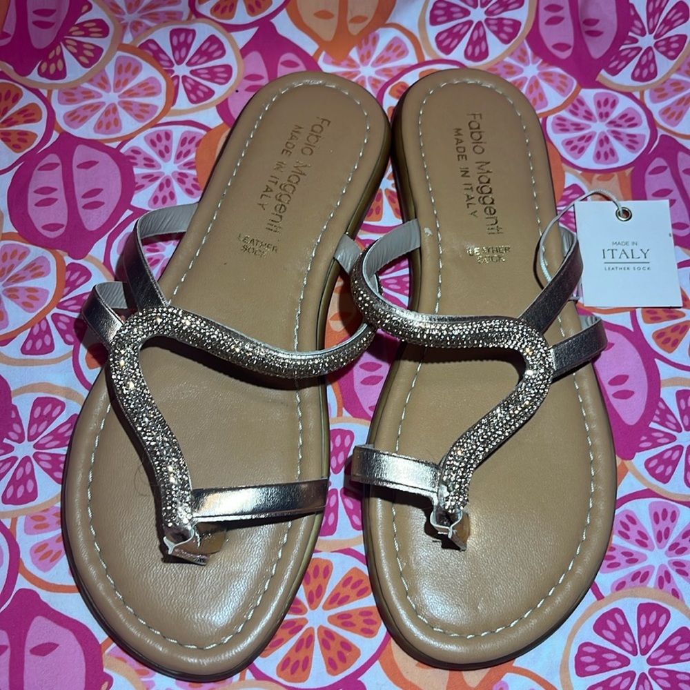 NWT FABIO MAGGENTI SZ 8 rose gold